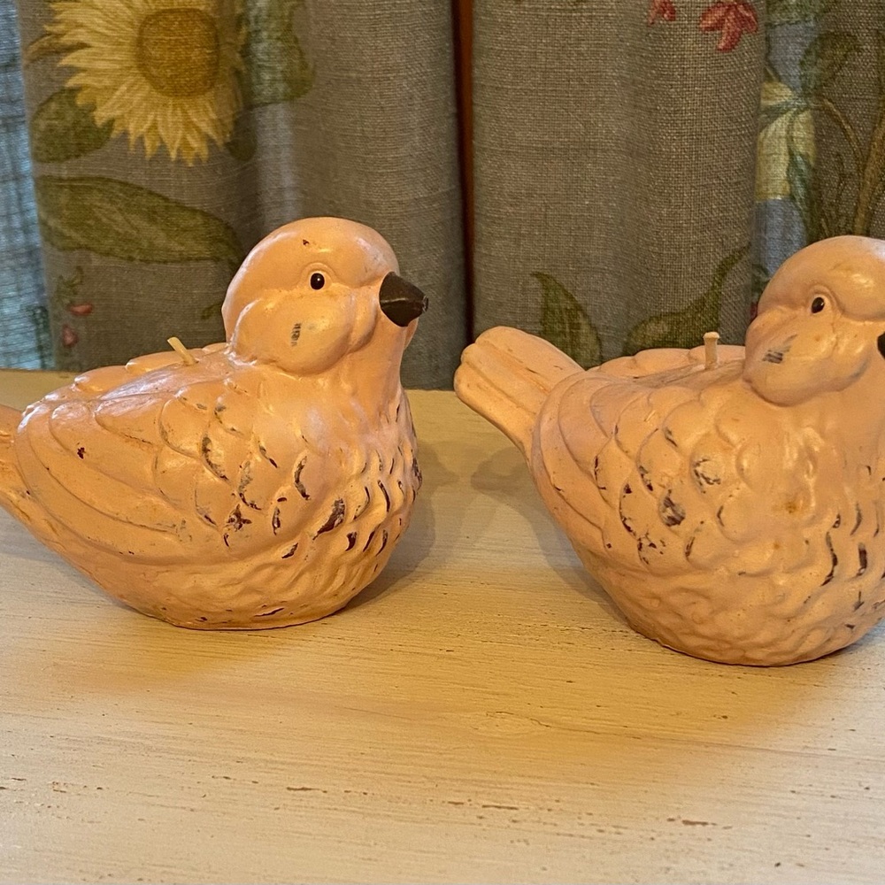 Bird Candles by Two's Company - Picture 2 of 5